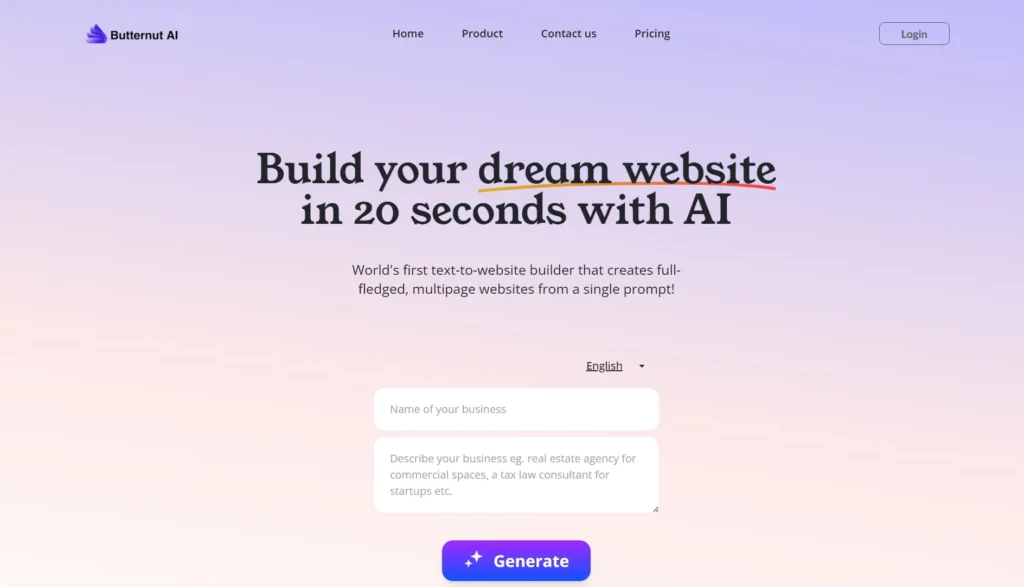 Ai Website Building Tool